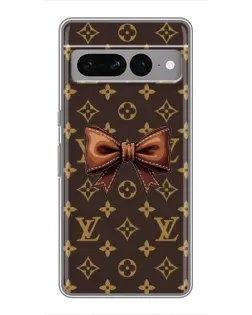 Чохол для Google Pixel 7 Pro з картинкою «LV з бантом»