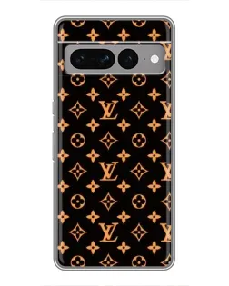 Чохол для Google Pixel 7 Pro з картинкою «Золота монограма LV»