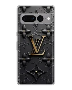 Чохол для Google Pixel 7 Pro з картинкою «Шкіряна текстура LV»