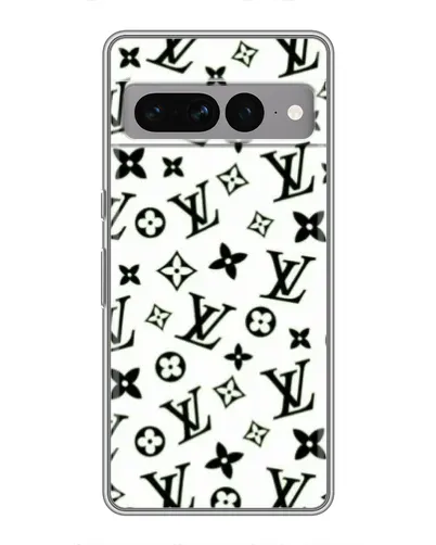 Чохол для Google Pixel 7 Pro з картинкою «Монохромний хаос LV»