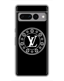 Чохол для Google Pixel 7 Pro з картинкою «LV — печатка стилю»