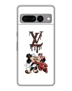 Чохол для Google Pixel 7 Pro з картинкою «LV та Міккі Маус»