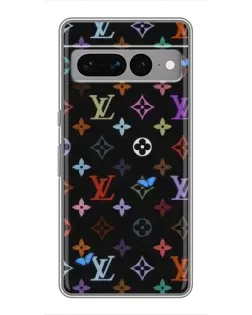 Чохол для Google Pixel 7 Pro з картинкою «Кольорова монограма LV»
