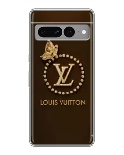 Чохол для Google Pixel 7 Pro з картинкою «LV — золота печатка»