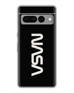 Чохол для Google Pixel 7 Pro з картинкою «NASA — вертикальний логотип»