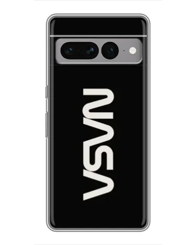 Чохол для Google Pixel 7 Pro з картинкою «NASA — вертикальний логотип»