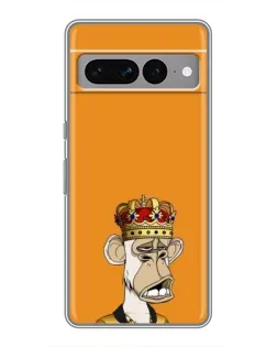 Чехол для Google Pixel 7 Pro с картинкой «Золотая обезьяна Bored Ape»