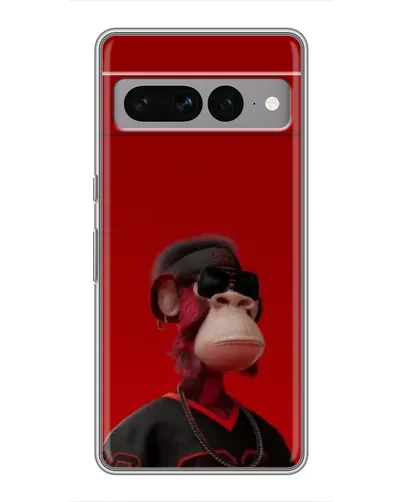 Чохол для Google Pixel 7 Pro з картинкою «Bored Ape в червоному»