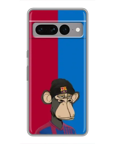 Чохол для Google Pixel 7 Pro з картинкою «Bored Ape — фанат Барси»