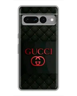 Чохол для Google Pixel 7 Pro з картинкою «Gucci — стьобаний чорний»