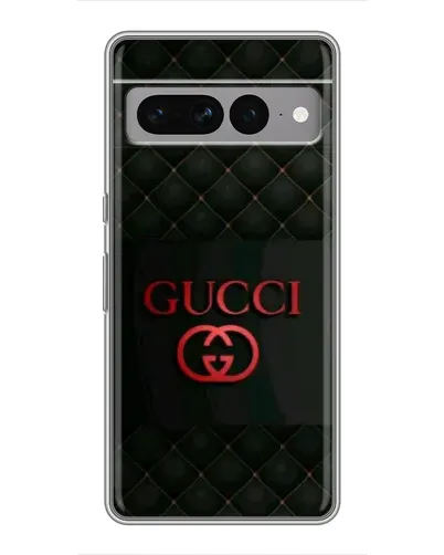 Чохол для Google Pixel 7 Pro з картинкою «Gucci — стьобаний чорний»