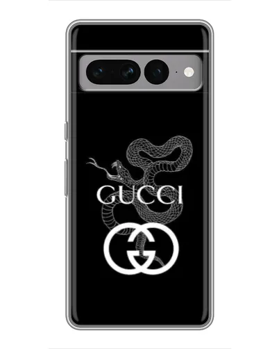 Чохол для Google Pixel 7 Pro з картинкою «Gucci — срібна змія»