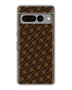 Чохол для Google Pixel 7 Pro з картинкою «Gucci — золоті діагоналі»