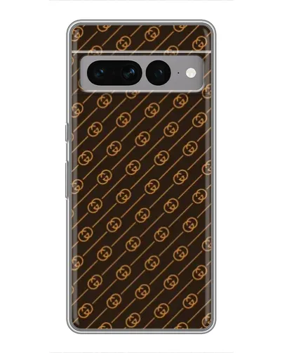 Чохол для Google Pixel 7 Pro з картинкою «Gucci — золоті діагоналі»