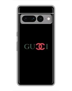 Чохол для Google Pixel 7 Pro з картинкою «Gucci — червоний градієнт»