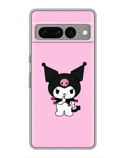 Чохол для Google Pixel 7 Pro з картинкою «Kuromi — рожева ніжність»