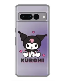 Чохол для Google Pixel 7 Pro з картинкою «Kuromi — фіолетовий арт»