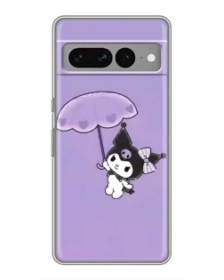Чохол для Google Pixel 7 Pro з картинкою «Kuromi з парасолькою»