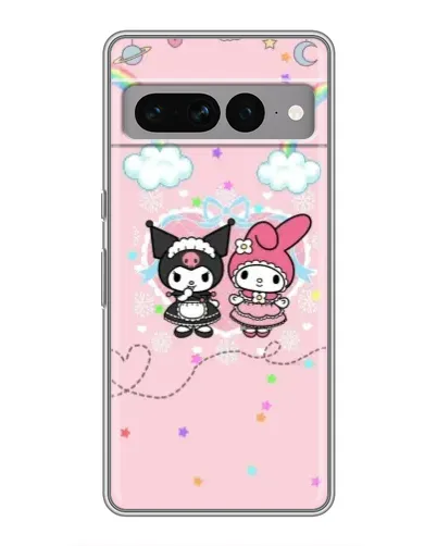 Чохол для Google Pixel 7 Pro з картинкою «My Melody та Kuromi»