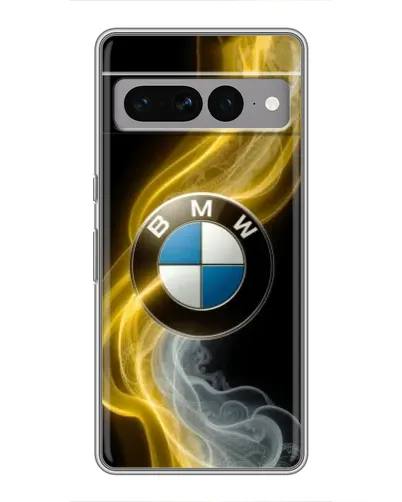 Чохол для Google Pixel 7 Pro з картинкою «Золотистий дим BMW»