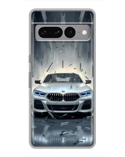 Чохол для Google Pixel 7 Pro з картинкою «BMW у світлі фар»