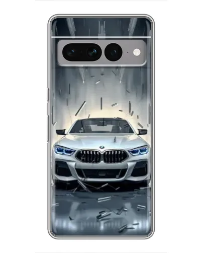 Чохол для Google Pixel 7 Pro з картинкою «BMW у світлі фар»