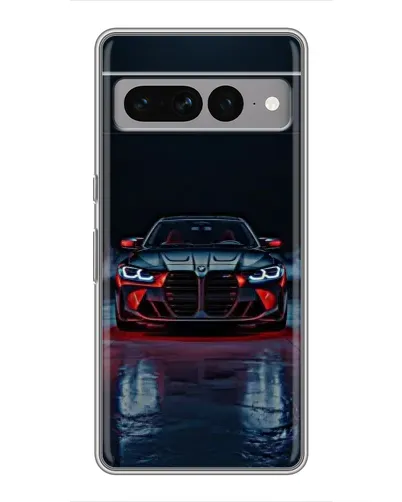 Чохол для Google Pixel 7 Pro з картинкою «BMW на мокрій дорозі»