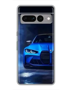 Чохол для Google Pixel 7 Pro з картинкою «Блакитна BMW M4»