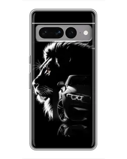 Чохол для Google Pixel 7 Pro з картинкою «BMW та лев»