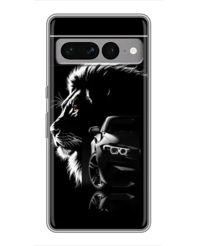 Чохол для Google Pixel 7 Pro з картинкою «BMW та лев»