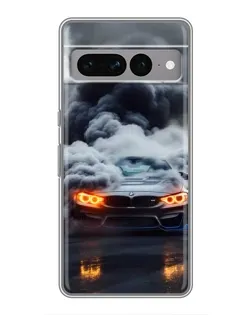 Чохол для Google Pixel 7 Pro з картинкою «BMW у диму»