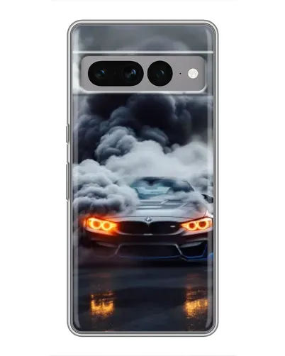 Чохол для Google Pixel 7 Pro з картинкою «BMW у диму»