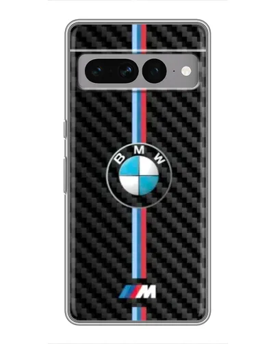 Чохол для Google Pixel 7 Pro з картинкою «Емблема BMW та карбон»