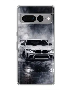 Чохол для Google Pixel 7 Pro з картинкою «BMW крізь туман»