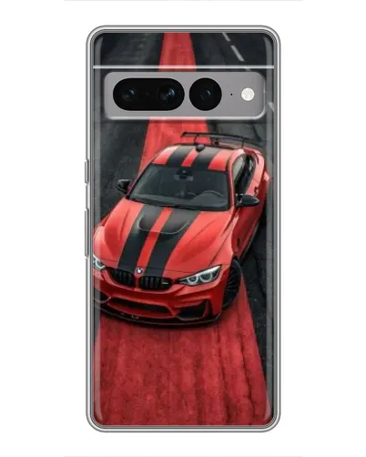 Чохол для Google Pixel 7 Pro з картинкою «BMW на червоній доріжці»