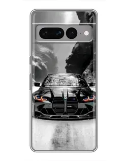 Чохол для Google Pixel 7 Pro з картинкою «BMW — акварельний дрифт»