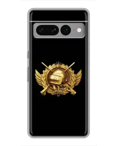 Чохол для Google Pixel 7 Pro з картинкою «PUBG — помаранчевий градієнт»