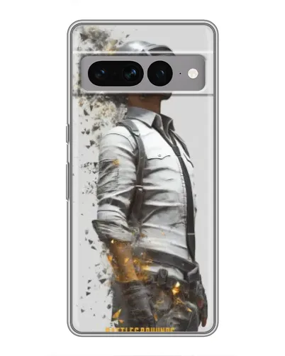 Чохол для Google Pixel 7 Pro з картинкою «PUBG — боєць у пилу»