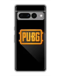 Чохол для Google Pixel 7 Pro з картинкою «PUBG — рамка лого»
