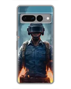Чохол для Google Pixel 7 Pro з картинкою «PUBG — реалістичний герой»
