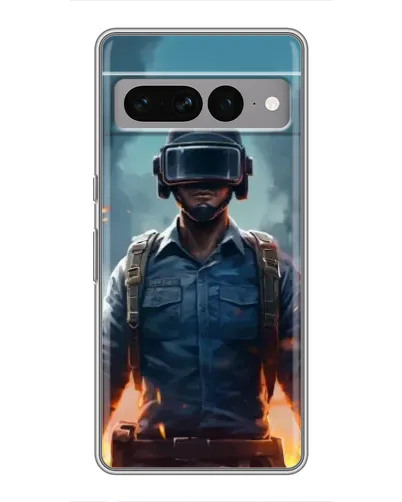 Чохол для Google Pixel 7 Pro з картинкою «PUBG — реалістичний герой»