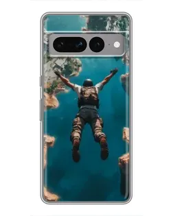 Чохол для Google Pixel 7 Pro з картинкою «PUBG — вільне падіння»