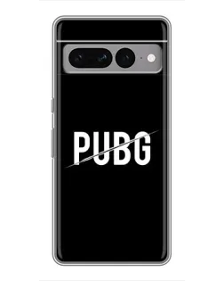 Чохол для Google Pixel 7 Pro з картинкою «PUBG — білий логотип»