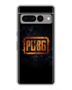 Чохол для Google Pixel 7 Pro з картинкою «PUBG — золотий логотип»