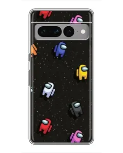 Чохол для Google Pixel 7 Pro з картинкою «Космічний патерн Among Us»