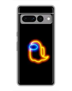 Чохол для Google Pixel 7 Pro з картинкою «Among Us неонове сяйво»