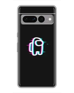 Чохол для Google Pixel 7 Pro з картинкою «Among Us неон»