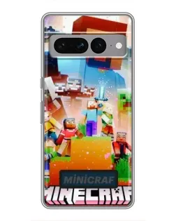 Чохол для Google Pixel 7 Pro з картинкою «Minecraft герої гри»