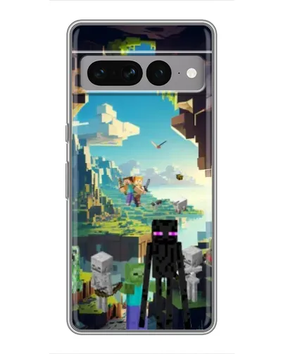 Чохол для Google Pixel 7 Pro з картинкою «Ендермен у лісі»