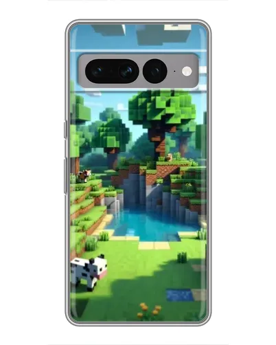 Чохол для Google Pixel 7 Pro з картинкою «Minecraft літній день»